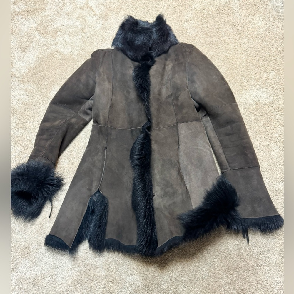 Andrew Marc Shearling Coat size small